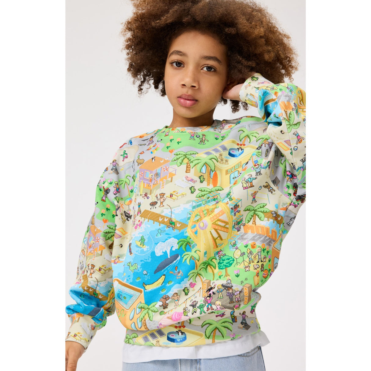 Molo Pixelcation Monti Sweatshirt