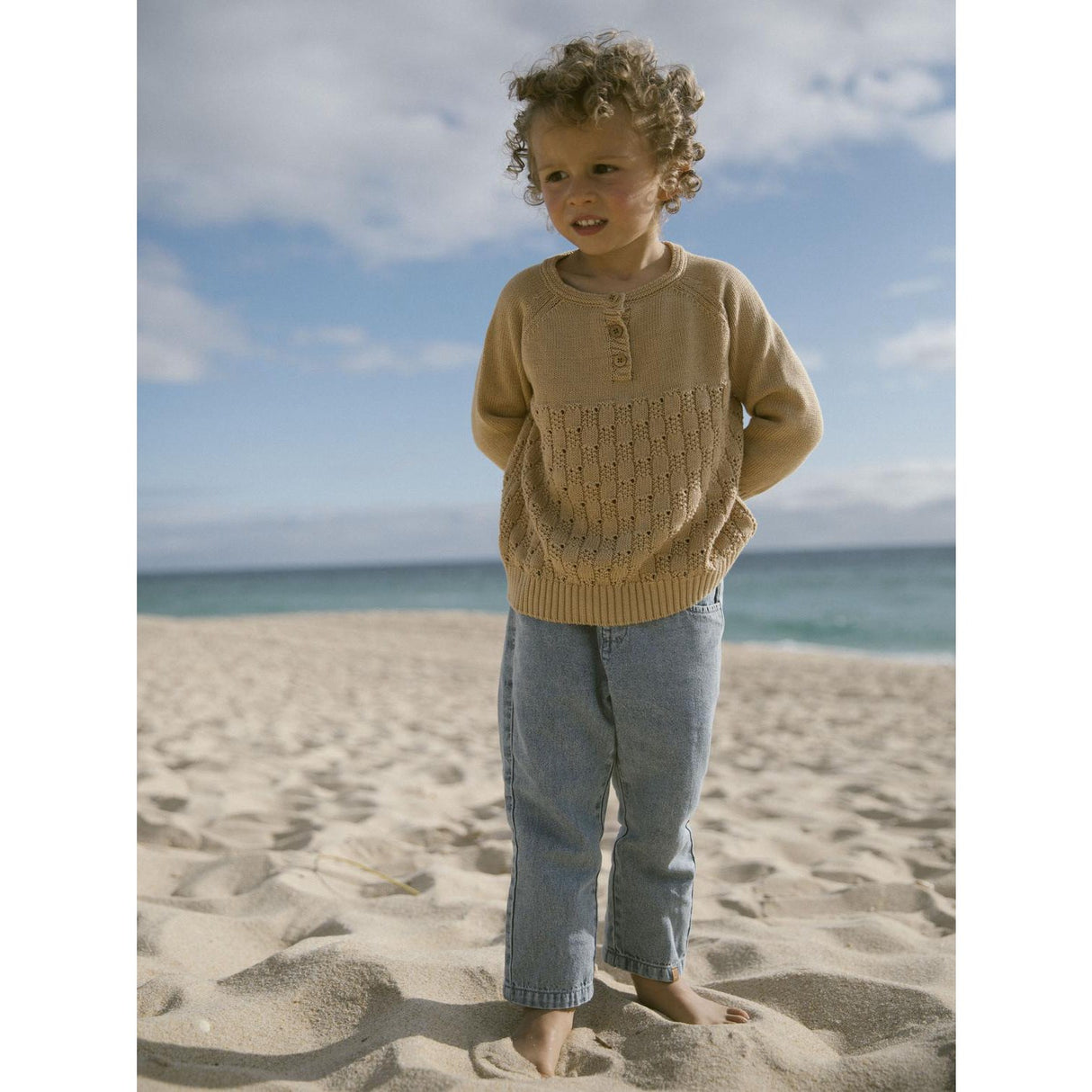 Lil'Atelier Medium Blue Denim Fundo Loose Jeans