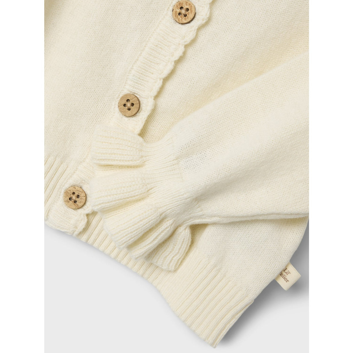 Lil'Atelier Coconut Milk Fauci Fia Short Knit Card