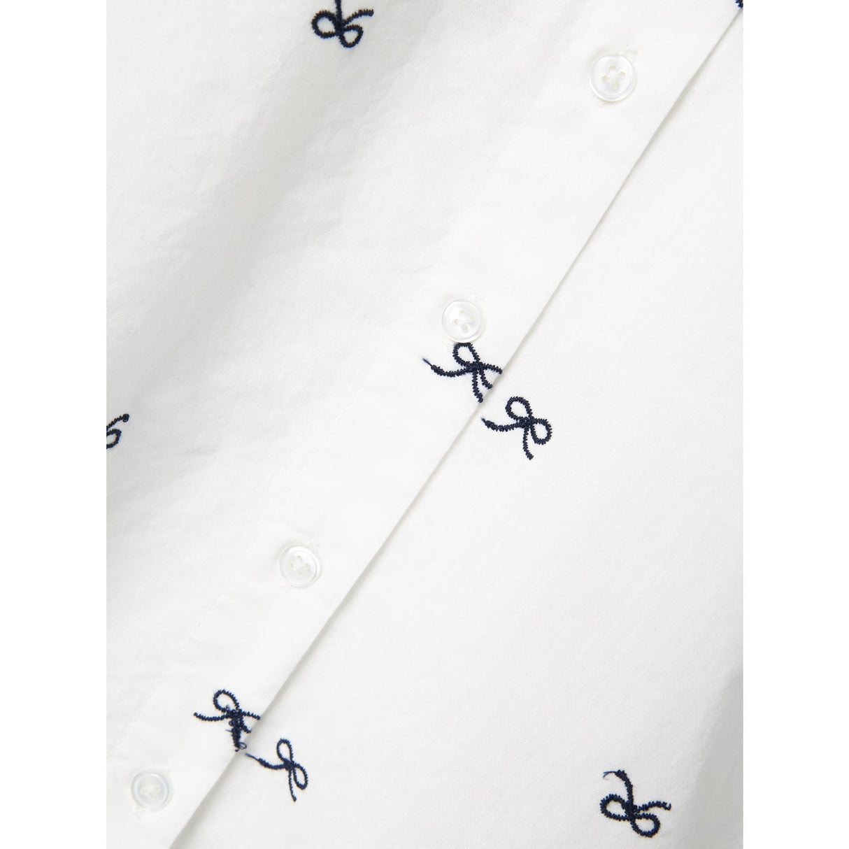 Name It Bright White Bow Filippas Oversize Long Shirt