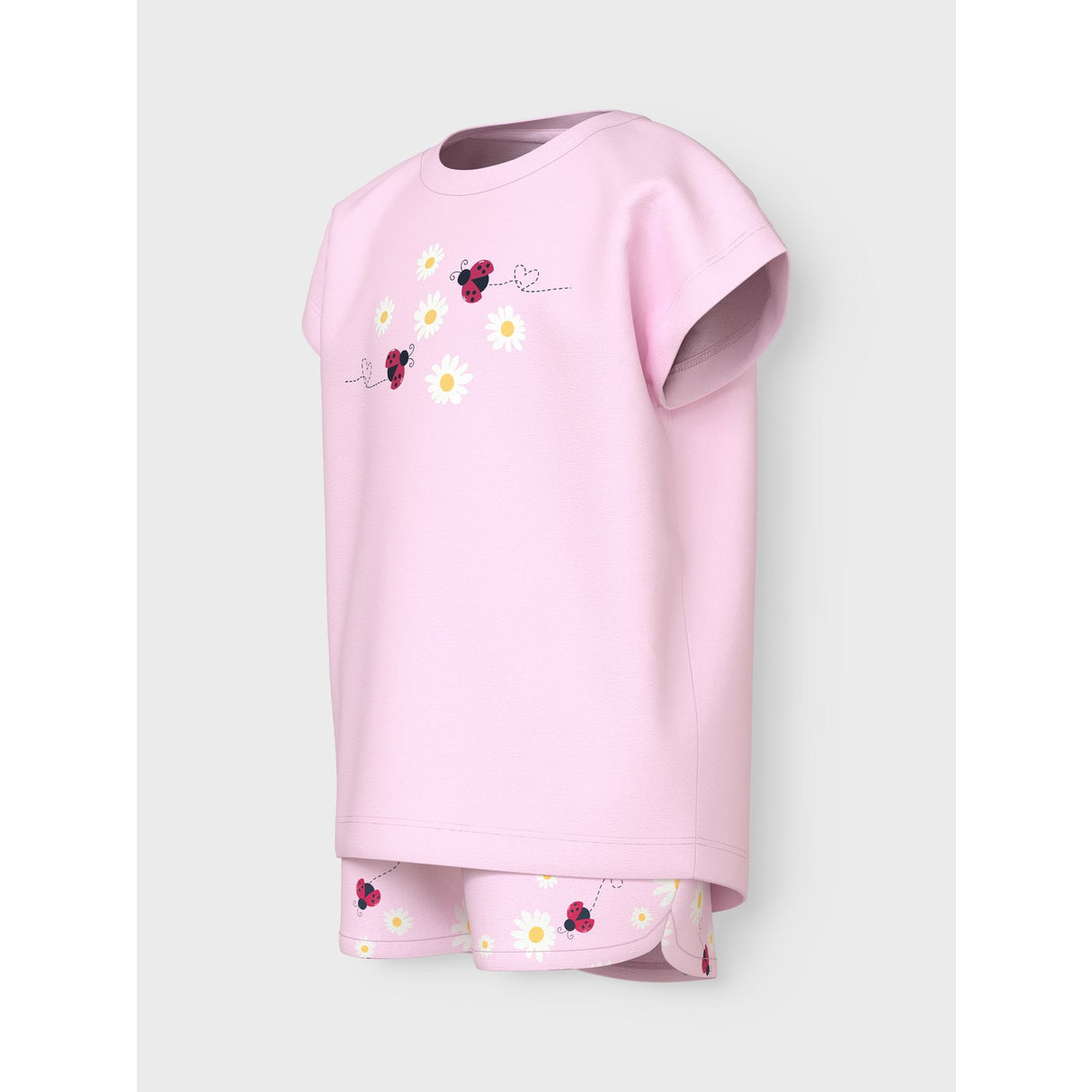 Name It Festival Bloom Ladybug Vigea Shorts Set