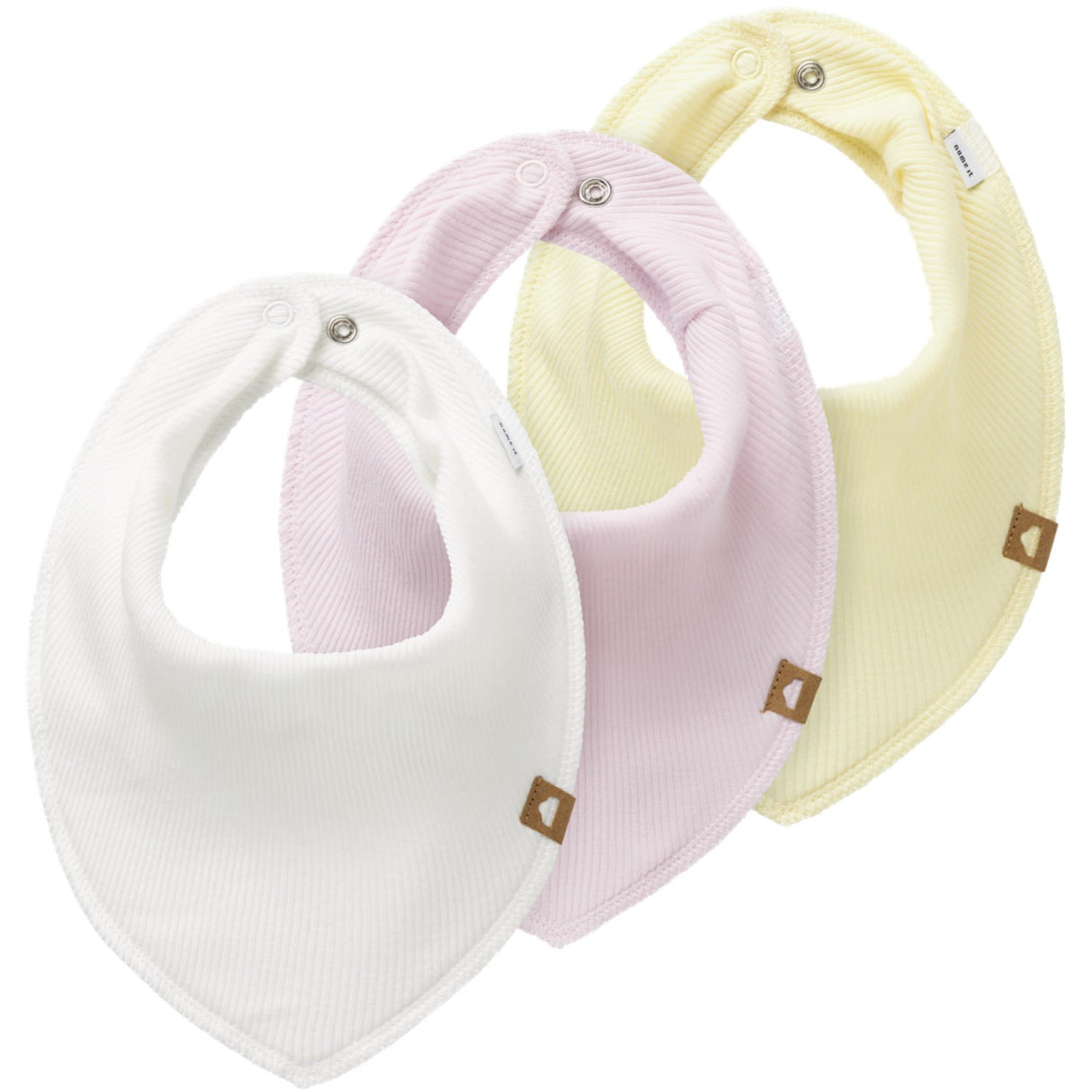 Name It Light Lilac Yvettefantasy 3-Pack Scarf Bib Rib