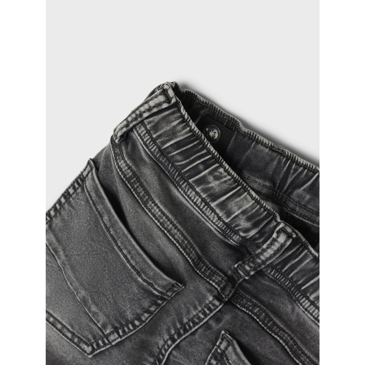 Name It Medium Grey Denim Ryan Jogger Denim Shorts Noos