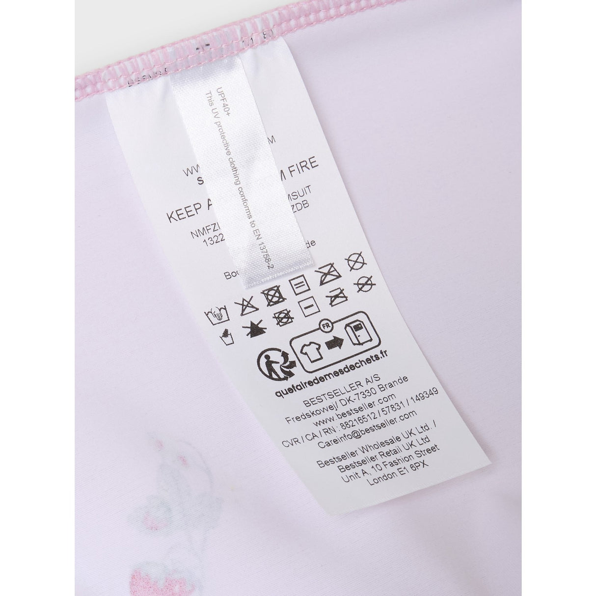 Name It Fragrant Lilac Zila 3/4 UV Swimsuit