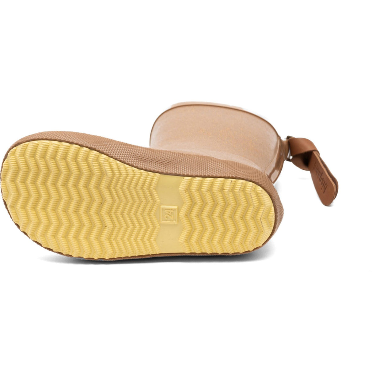 Bisgaard Brown Glitter Fashion Rubber Boot