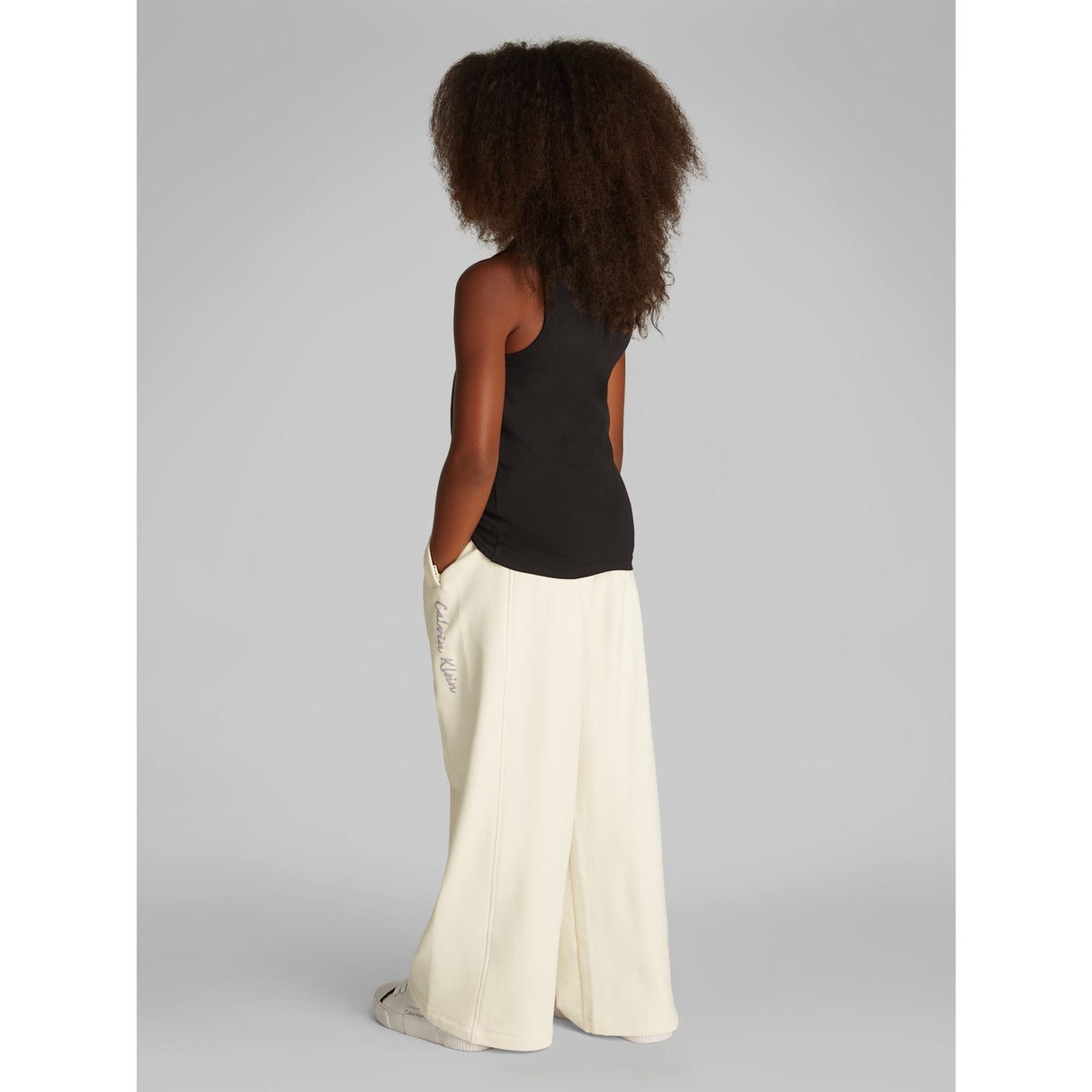 Calvin Klein Ck Black Ck Logo Tank Top