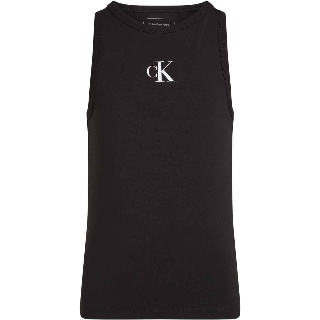 Calvin Klein Ck Black Ck Logo Tank Top