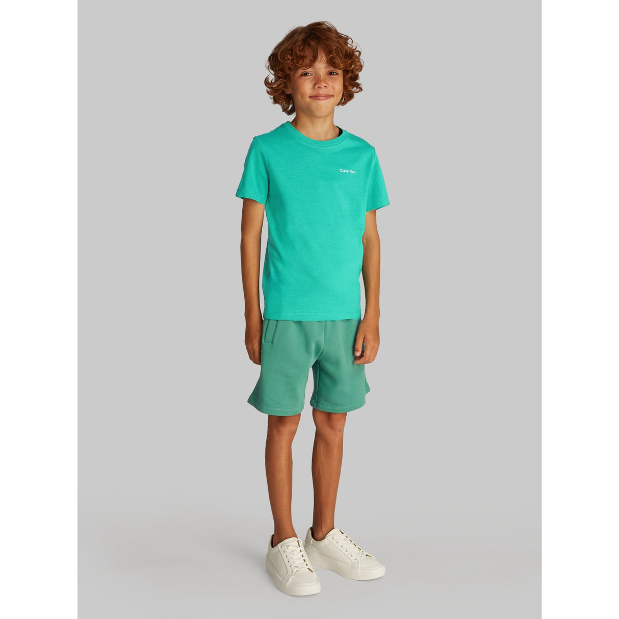 Calvin Klein Bahama Green Chest Inst.Logo Ss T-Shirt