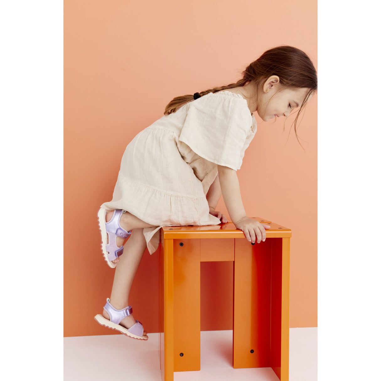 Bisgaard Sparkling Purple Coco Sandal