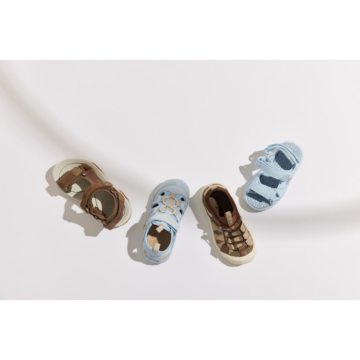 Bisgaard Baby Blue Parker Velcro Shoe