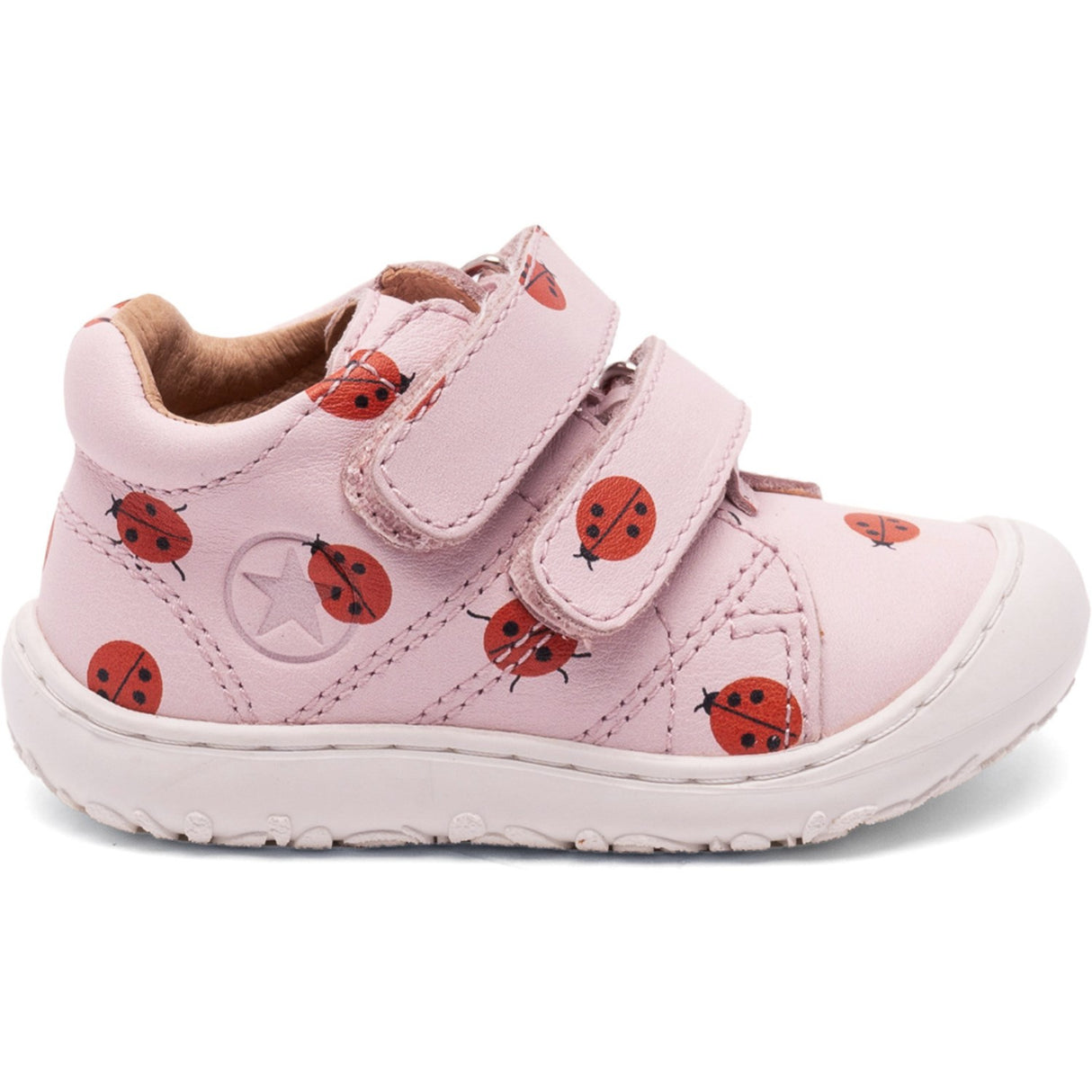 Bisgaard Lady Bugs Barefoot Hale V First Step Shoe