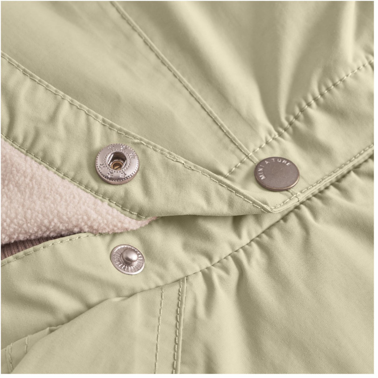 Mini A ture Elm Green Wai Fleece Lined Spring Jacket. GRS