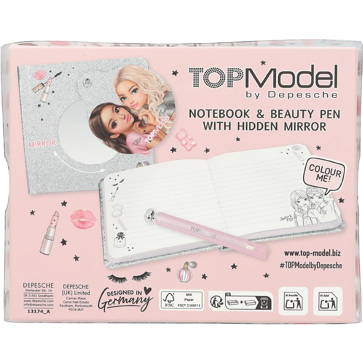 TOPModel null Beauty Notesbog