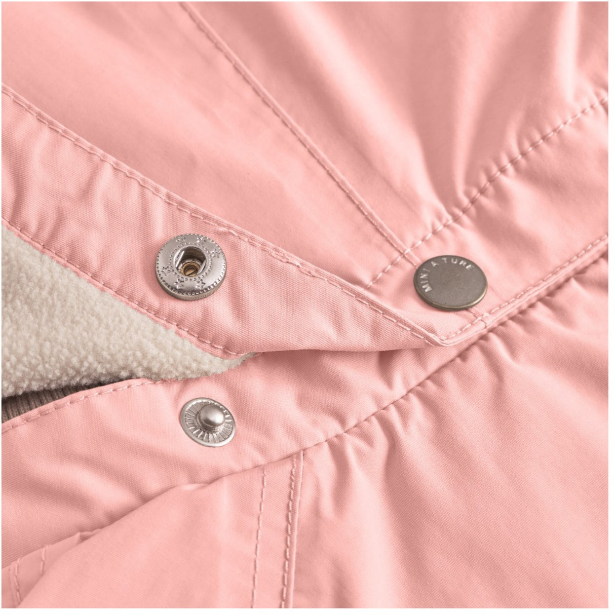 Mini A ture Rose Tan Wai Fleece Lined Spring Jacket. GRS