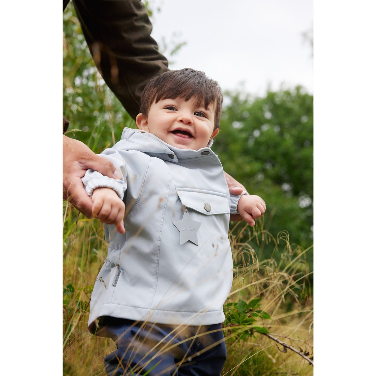 Mini A ture Pearl Blue Wai Spring Softshell Jacket. GRS