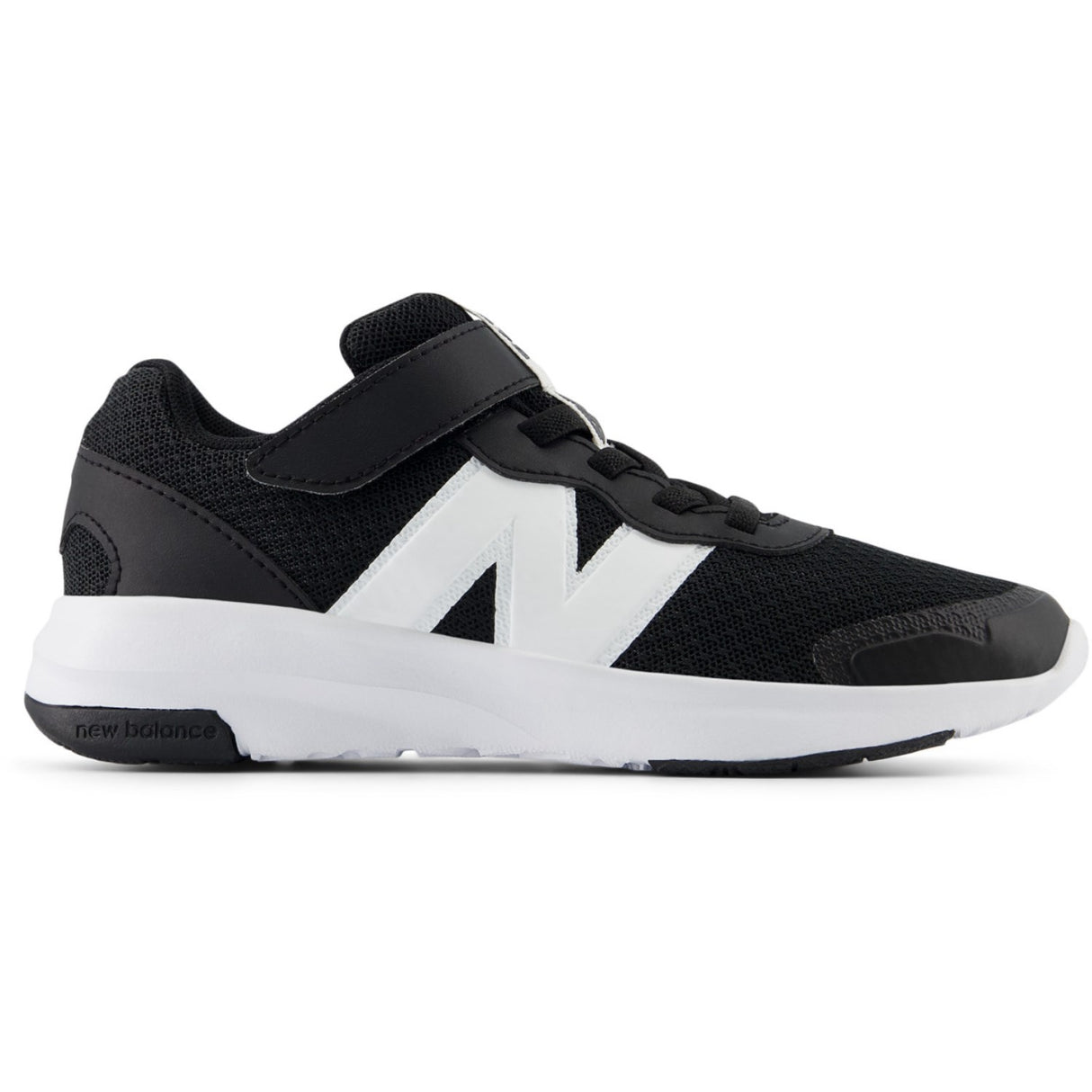 New Balance Black New Balance FreshFoam 578 Kids Bungee Lace With Top Strap