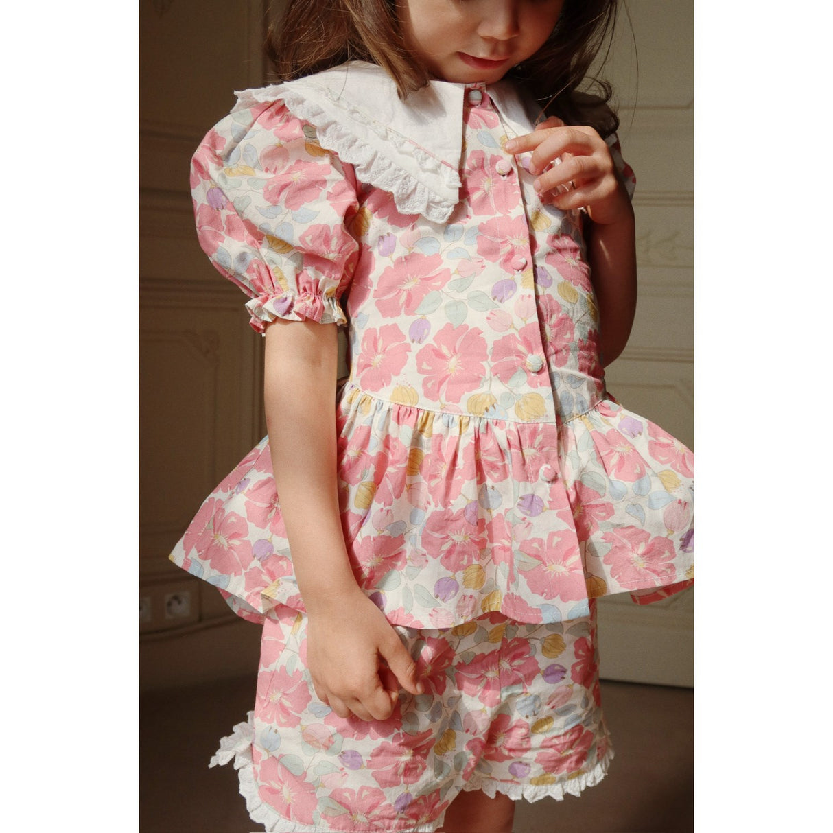 Konges Sløjd Fleur Anglaise Coeur Collar Shirt Gots