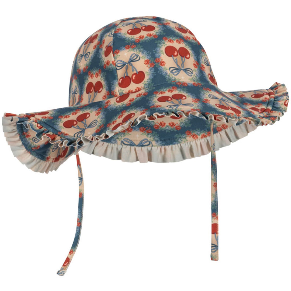 Konges Sløjd Cherry Bow Blue Maya Swim Hat Grs