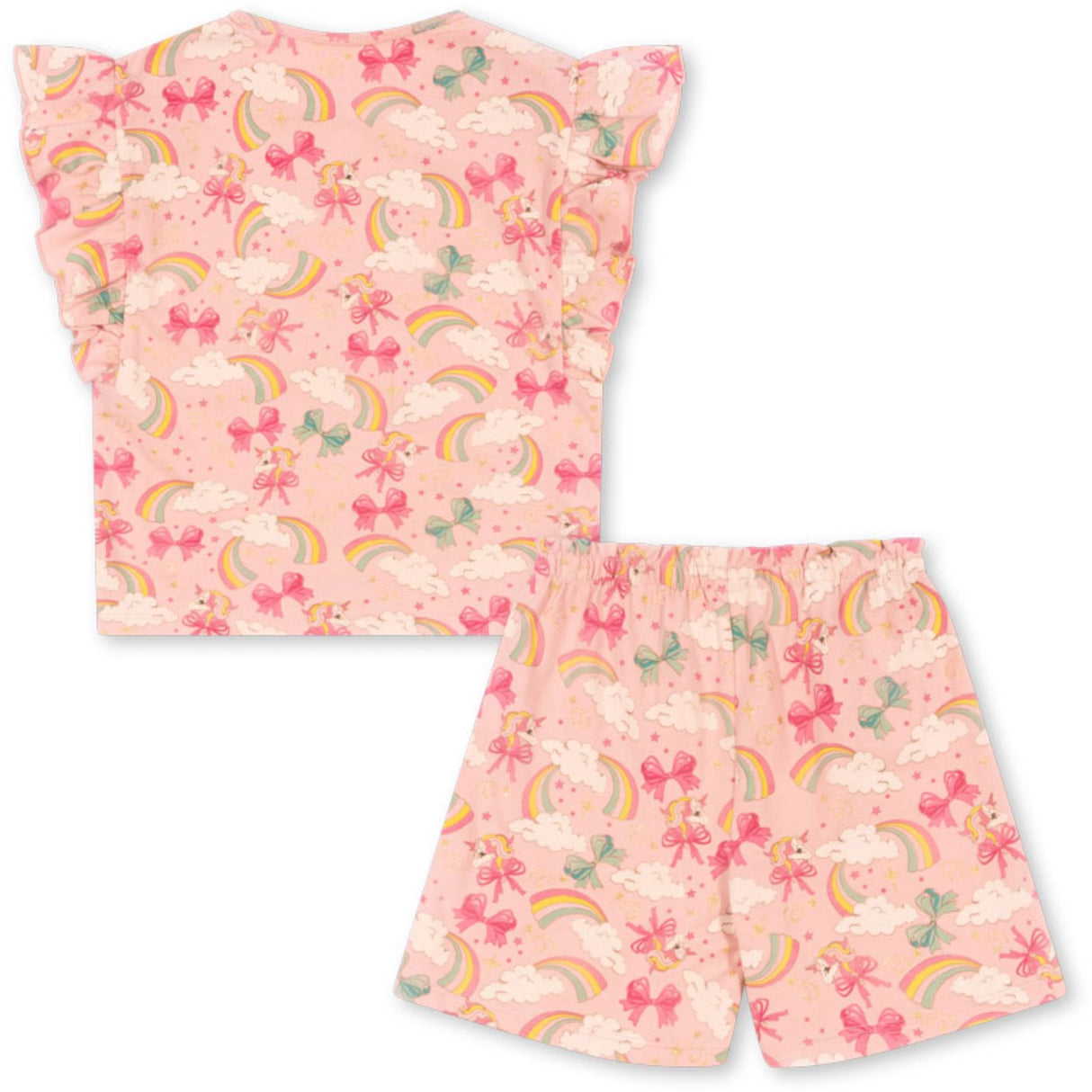 Konges Sløjd Rainbow Bow Lin Frill Set Gots