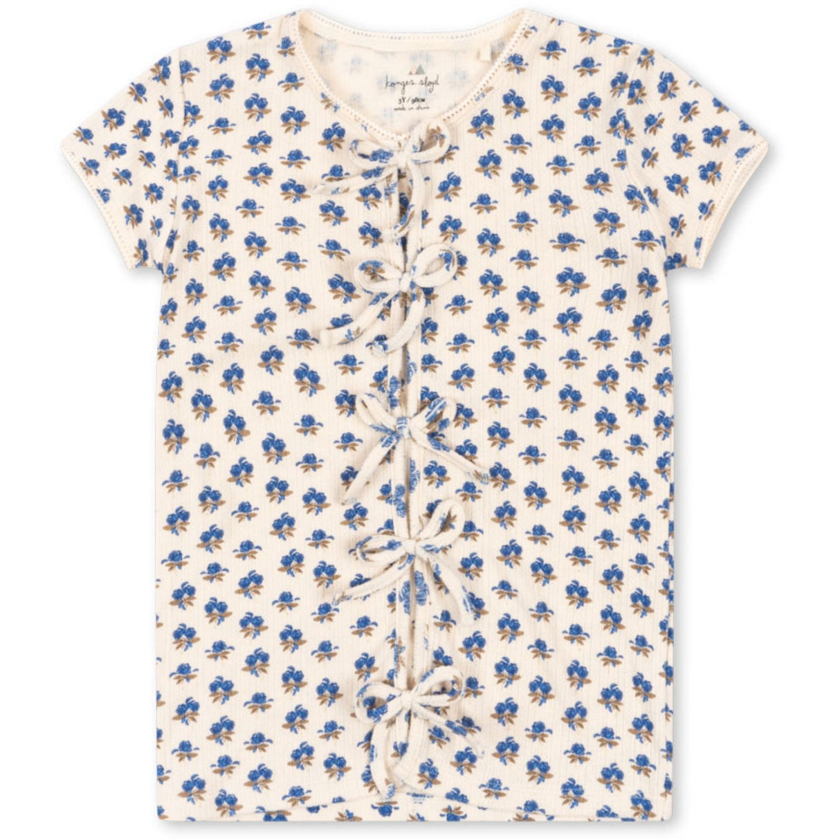 Konges Sløjd Piccoloblu Gold Mulli Tee Gots