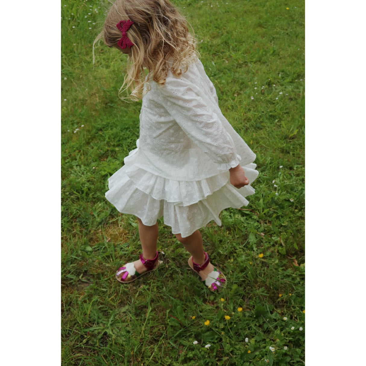 Konges Sløjd Optic White Lacey Collar Shirt