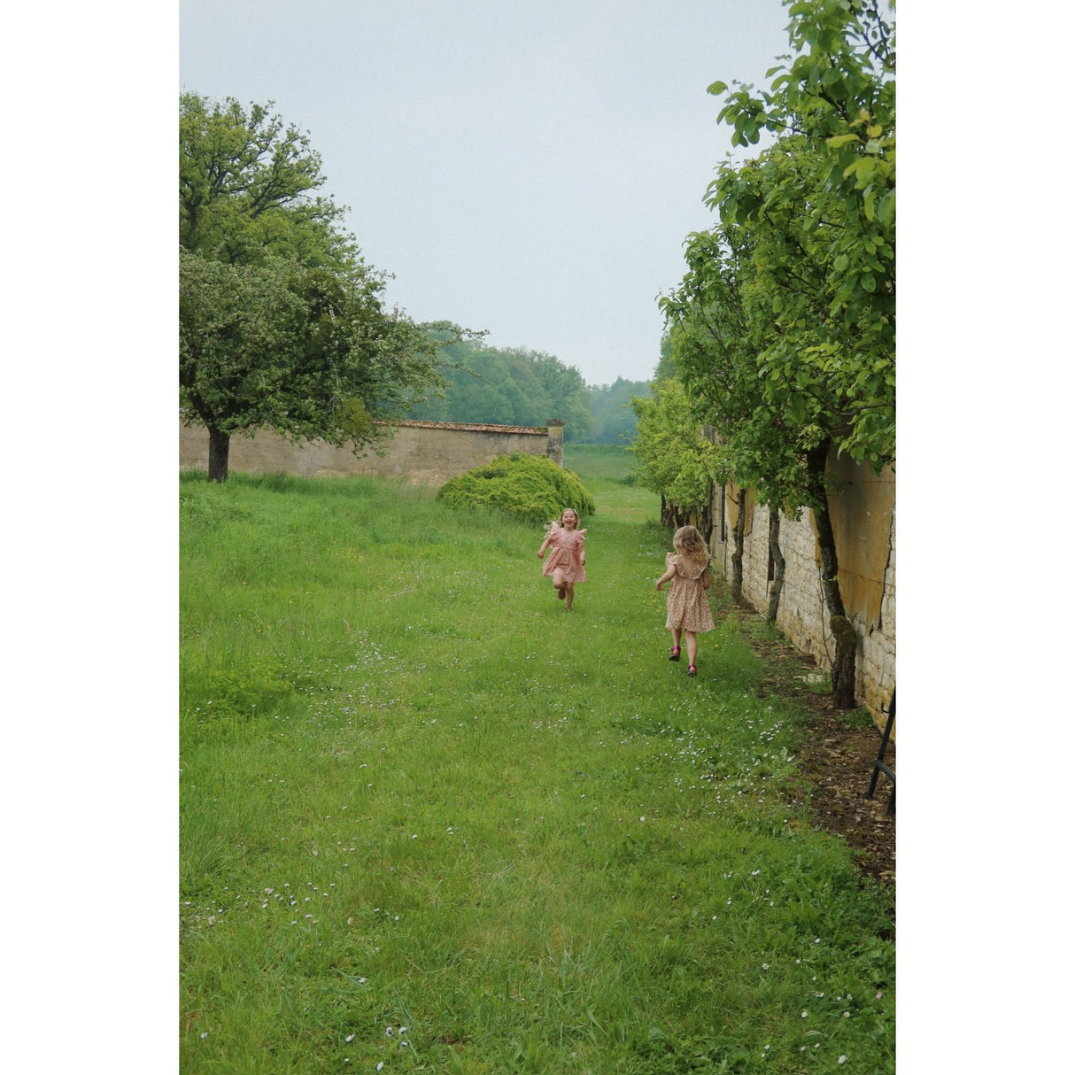 Konges Sløjd Lacy Pink Ava Bow Dress Gots