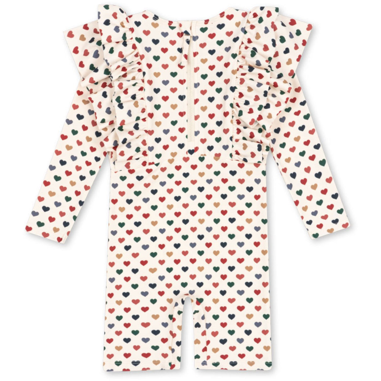 Konges Sløjd Coeur Coloré Manuca Frill Onesie Grs