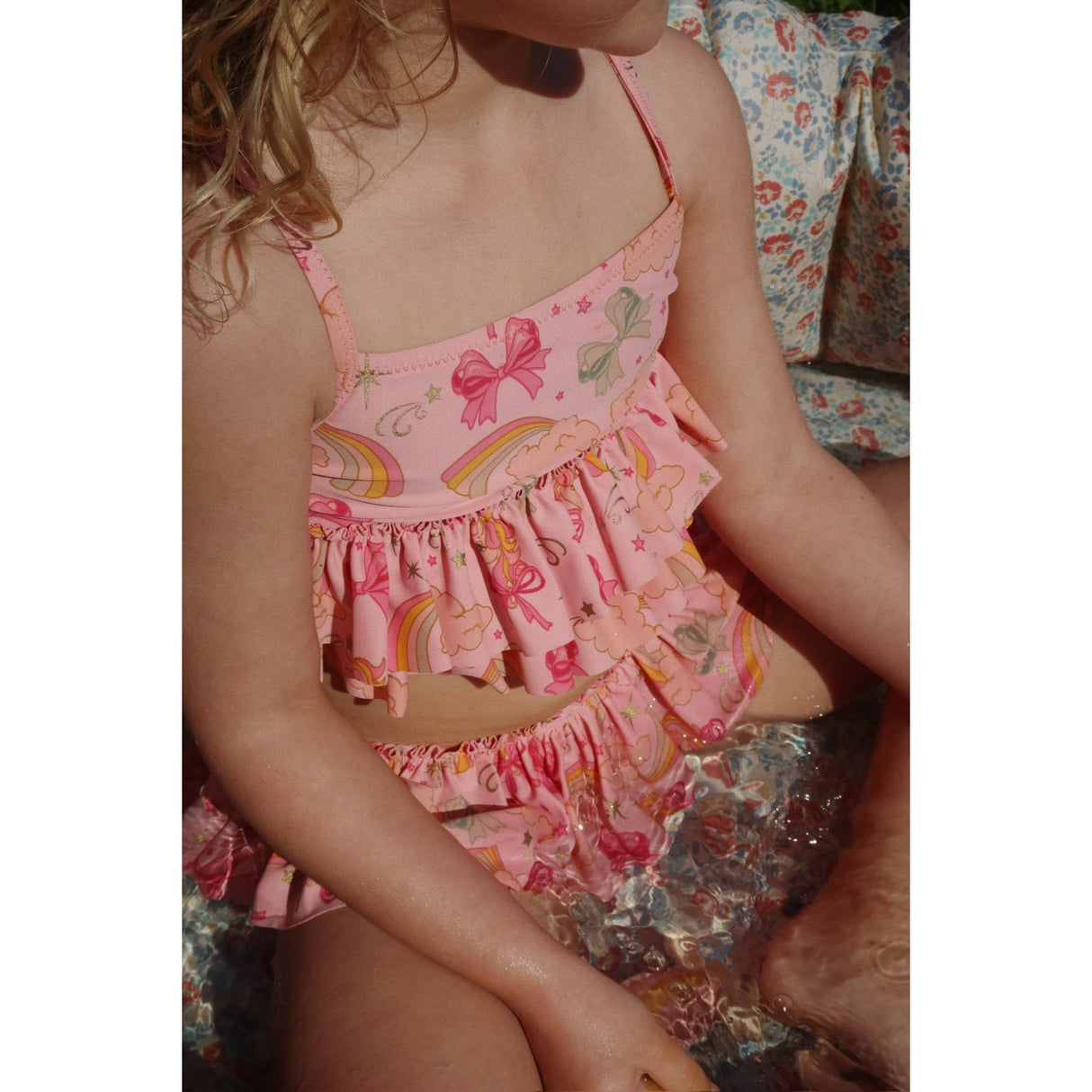 Konges Sløjd Rainbow Bow Manuca Frill Bikini Grs