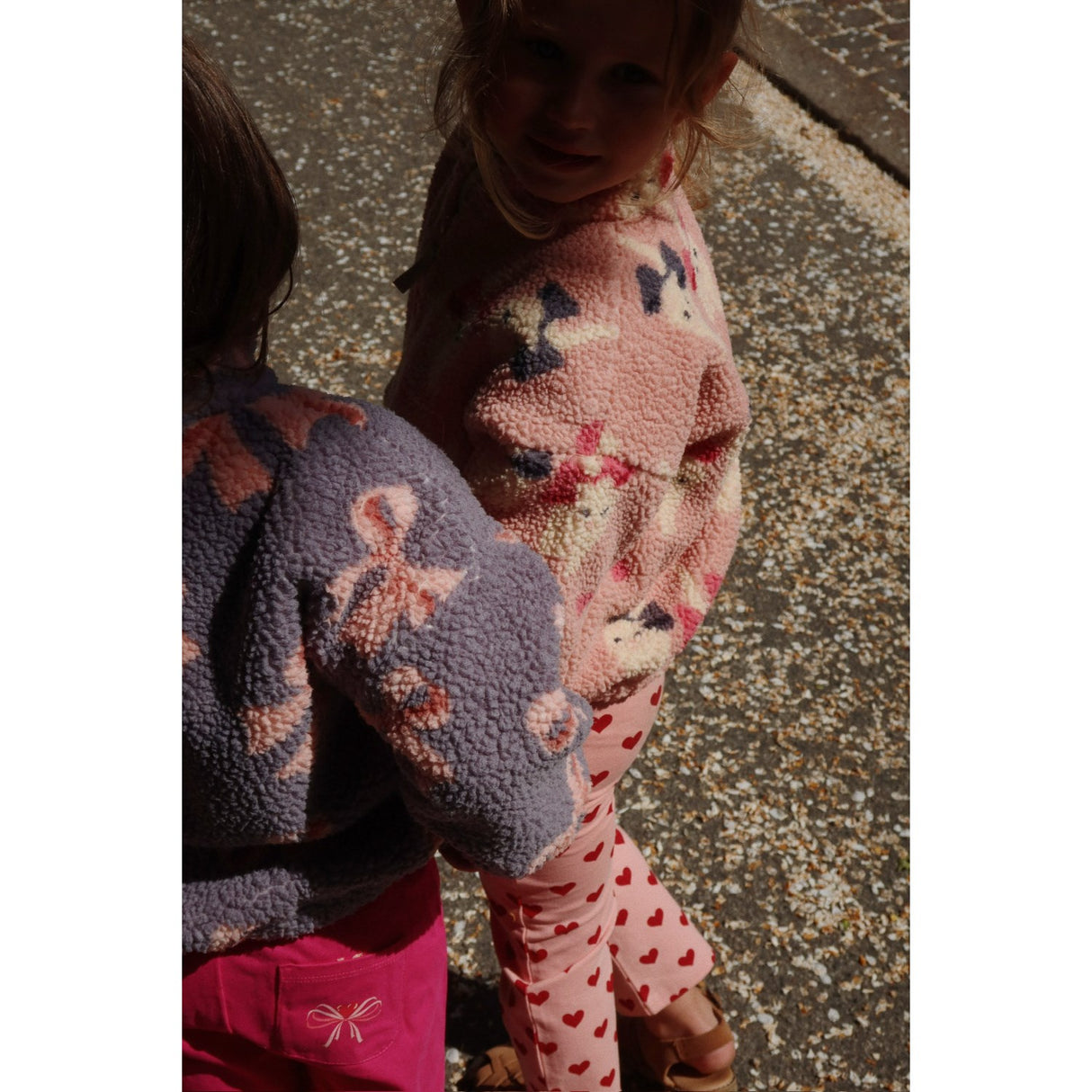 Konges Sløjd Bella Blue Bow Jody Teddy Jacket Grs