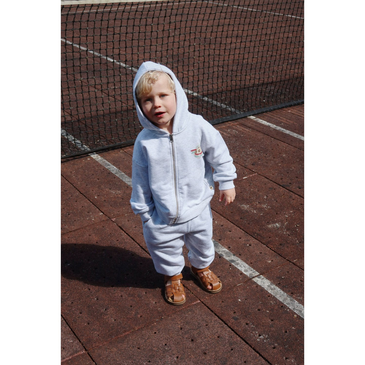 Konges Sløjd Off White Melange Loupy Lou Sweat Pants Gots