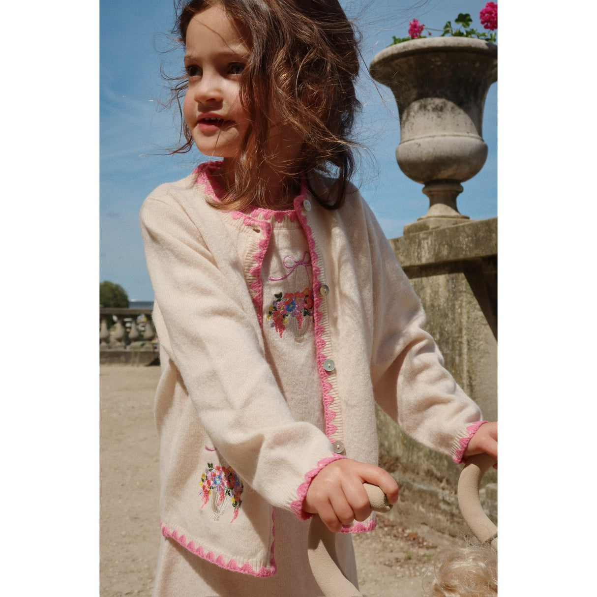 Konges Sløjd Off White Collette Knit Cardigan