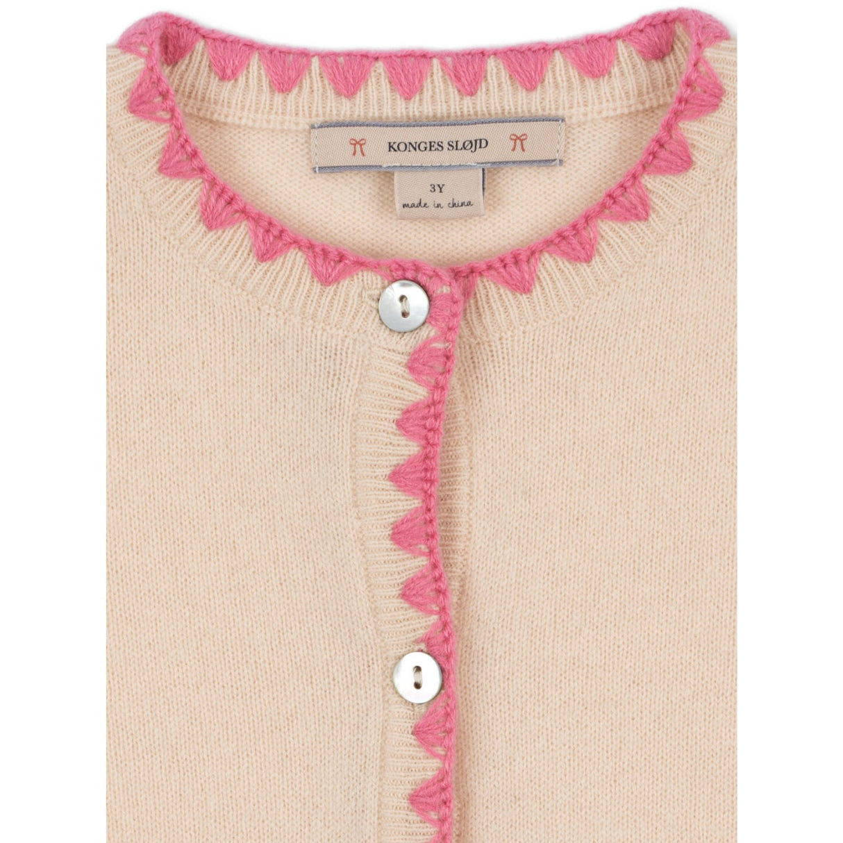 Konges Sløjd Off White Collette Knit Cardigan