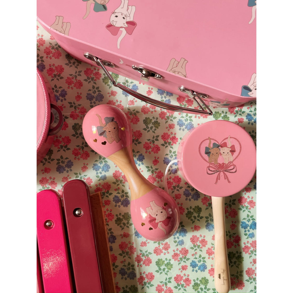 Konges Sløjd Bow Kitty Wooden Music Sets Fsc