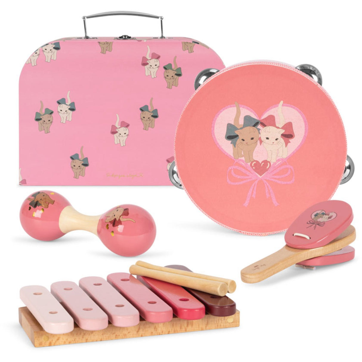 Konges Sløjd Bow Kitty Wooden Music Sets Fsc