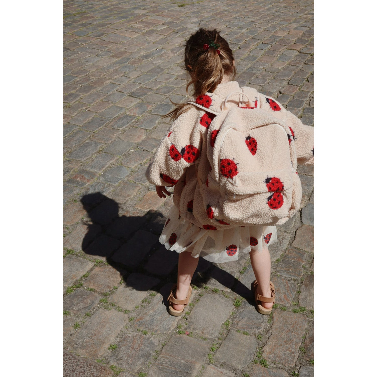 Konges Sløjd Ladybug Sand Jody Teddy Backpack Grs