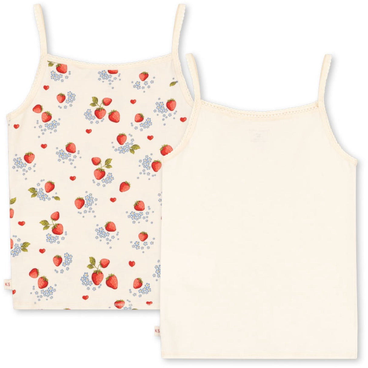 Konges Sløjd Marmalade Mix Basic 2 Pack Strap Top Gots