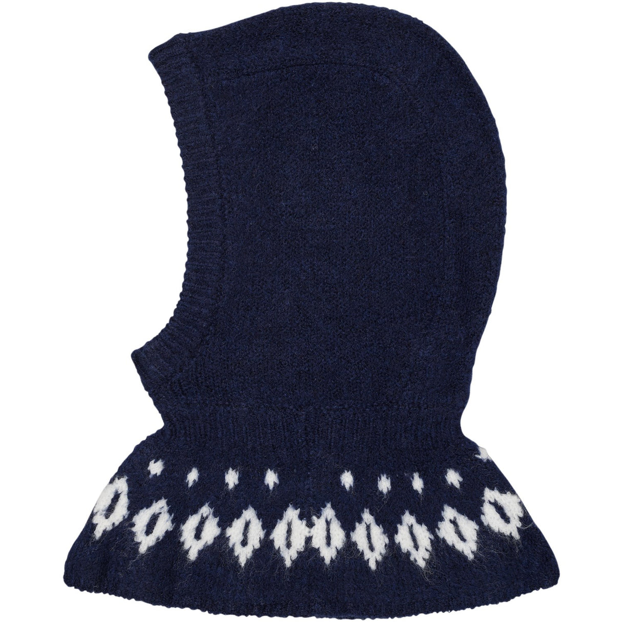 COPENHAGEN COLORS Navy/Cream Combi Wool Iceland Balaclava