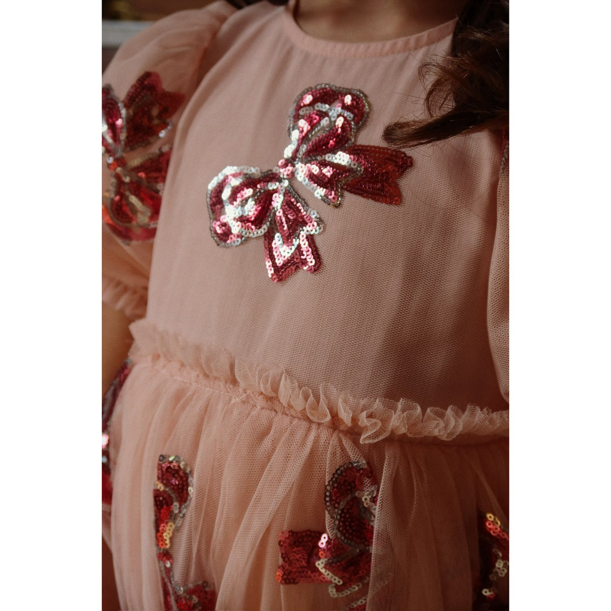 Konges Sløjd Bella Bow Yvonne Sleeve Dress