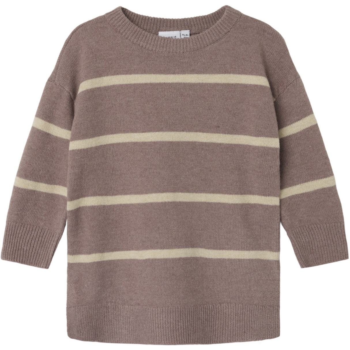 Name It Peppercorn Odett Boxy Knit Dress
