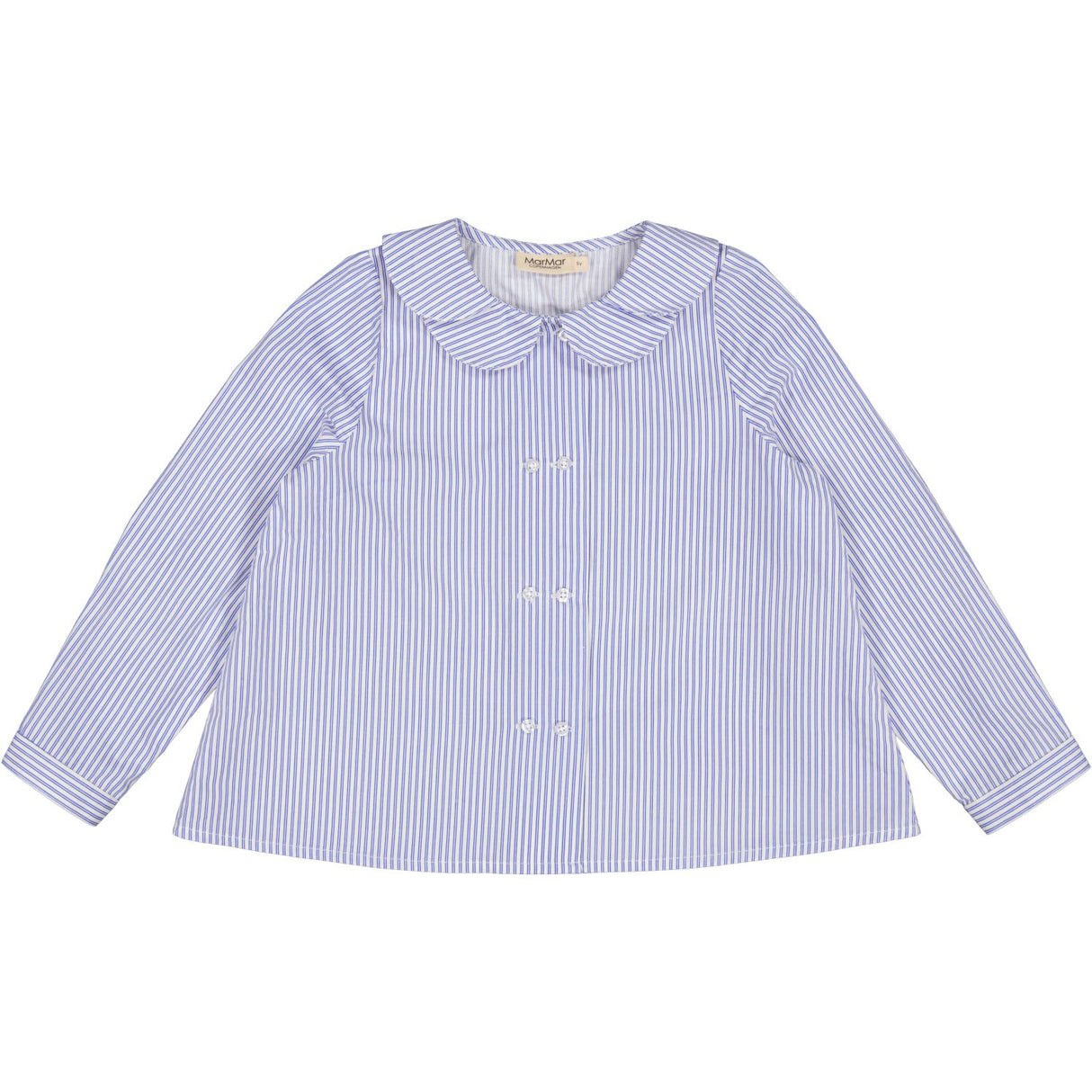 MarMar Poplin Bolich Blue Strips Talea Shirt