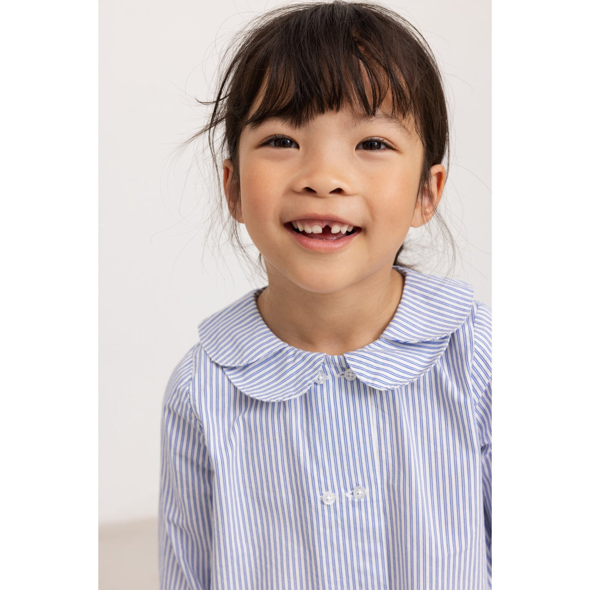 MarMar Poplin Bolich Blue Strips Talea Shirt