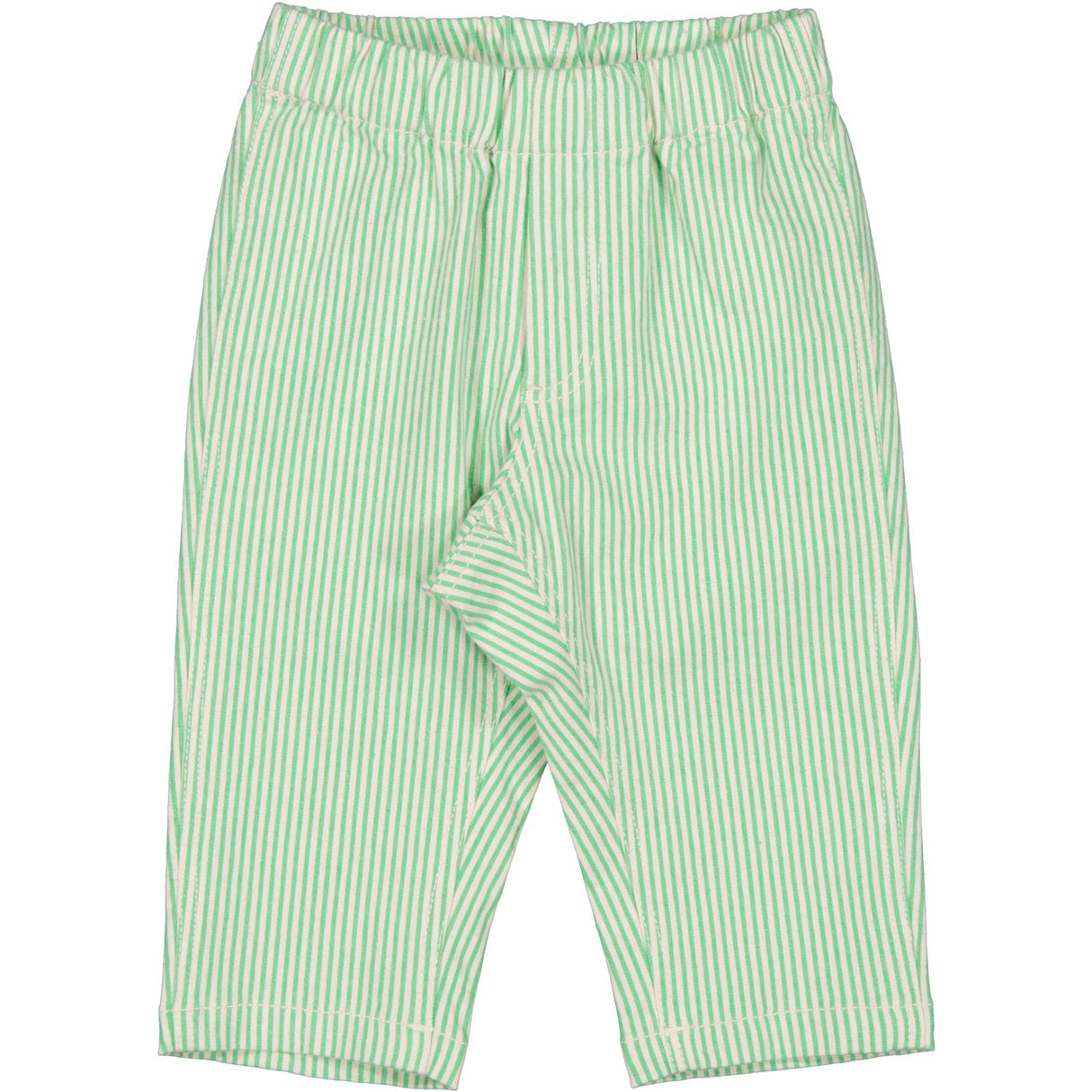 MarMar Soft Denim Cale Green Stripe Polle Pants
