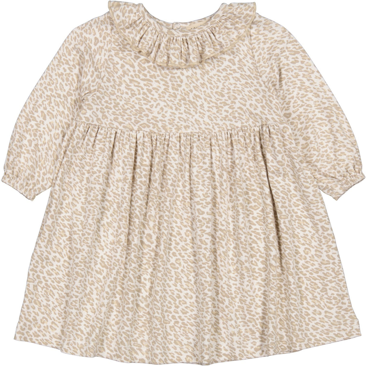 MarMar Leopard Beige Leo Diora Frill Dress