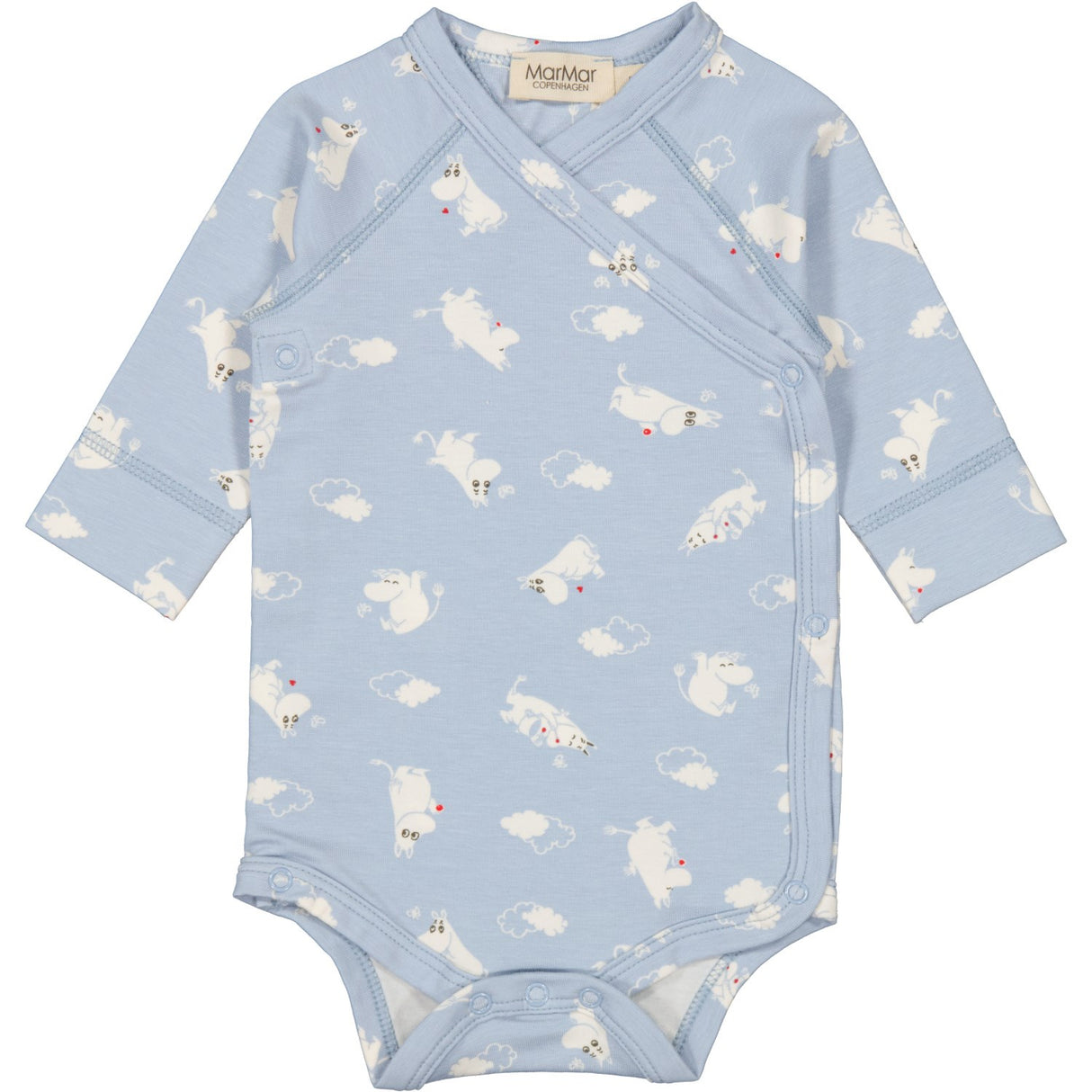 MarMar New Born Modal Smooth Print Blue Moomin Belito Body