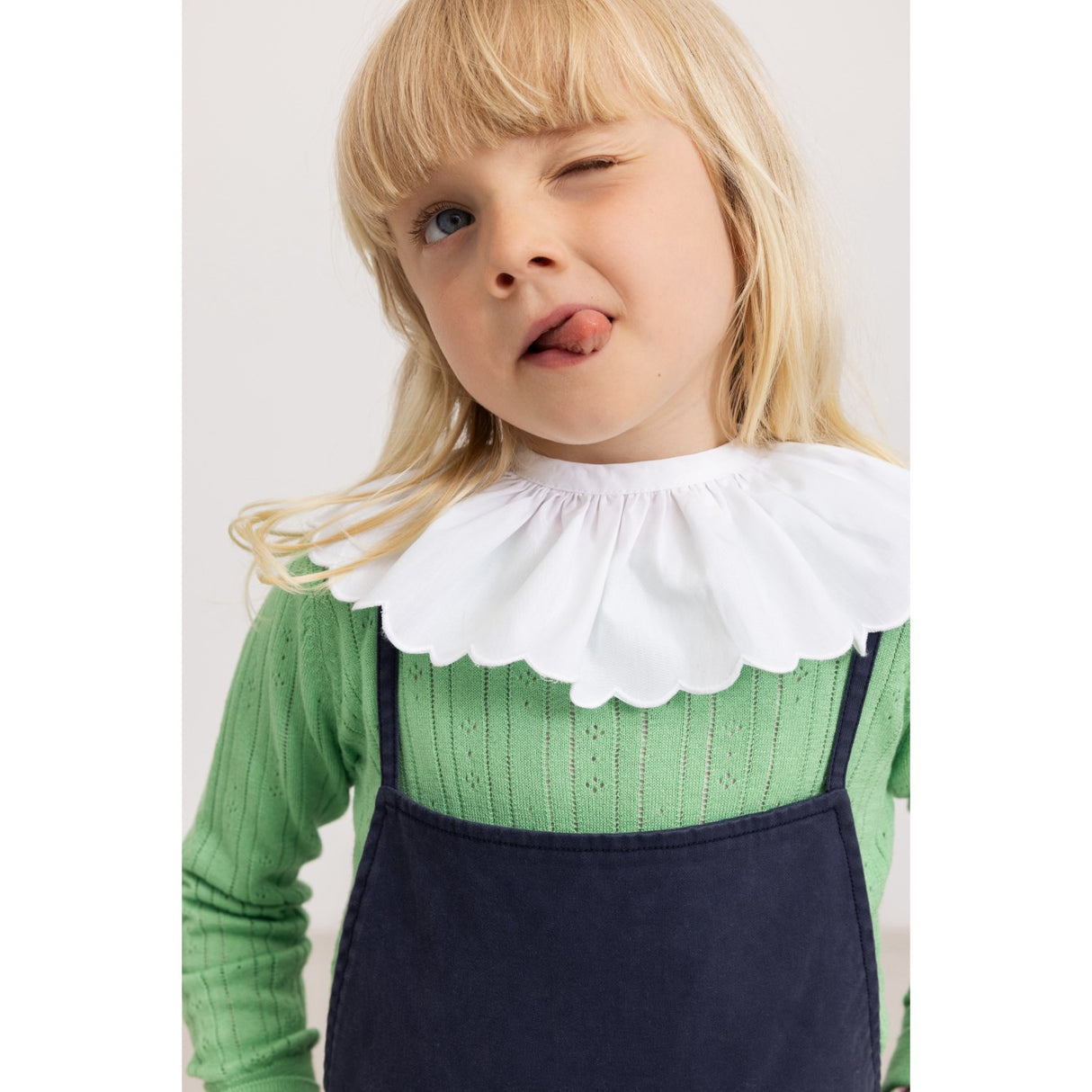 MarMar Smooth Cotton White Adiana Collar