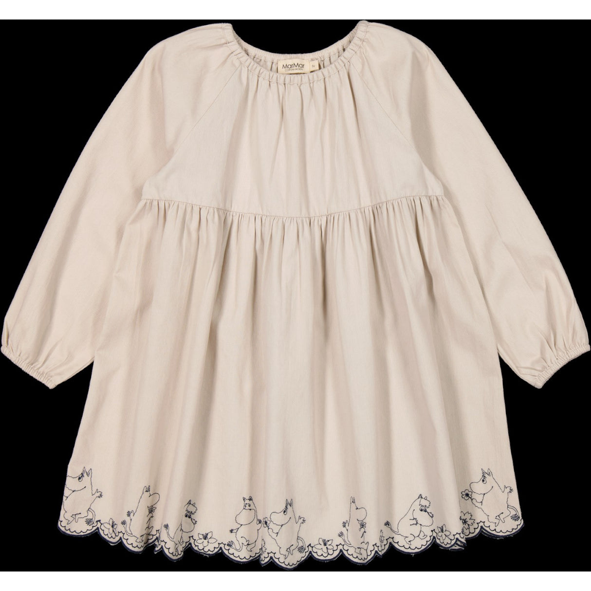 MarMar Cotton Texture Dancing Moomins Dawson Dress