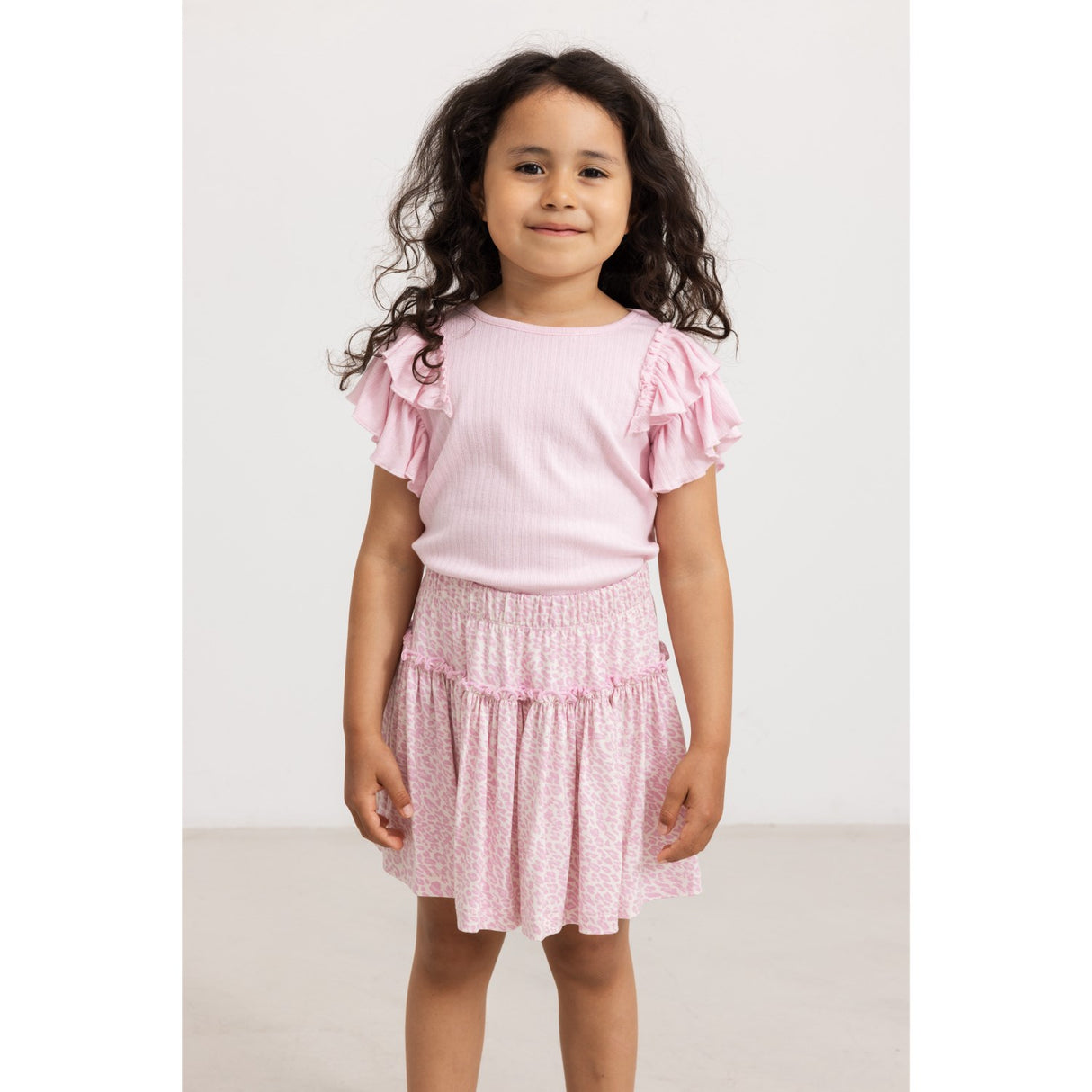MarMar Modal Pointelle Cotton Candy Tavora Frill T-Shirt