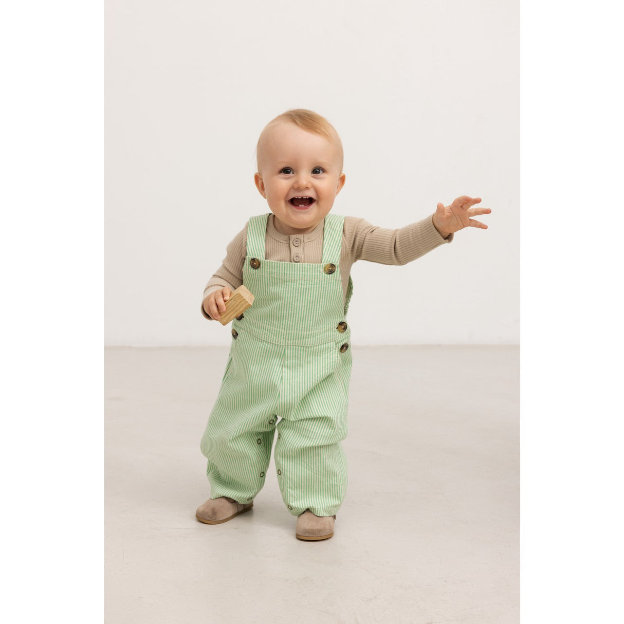 MarMar Soft Denim Cale Green Stripe Ruben Pants