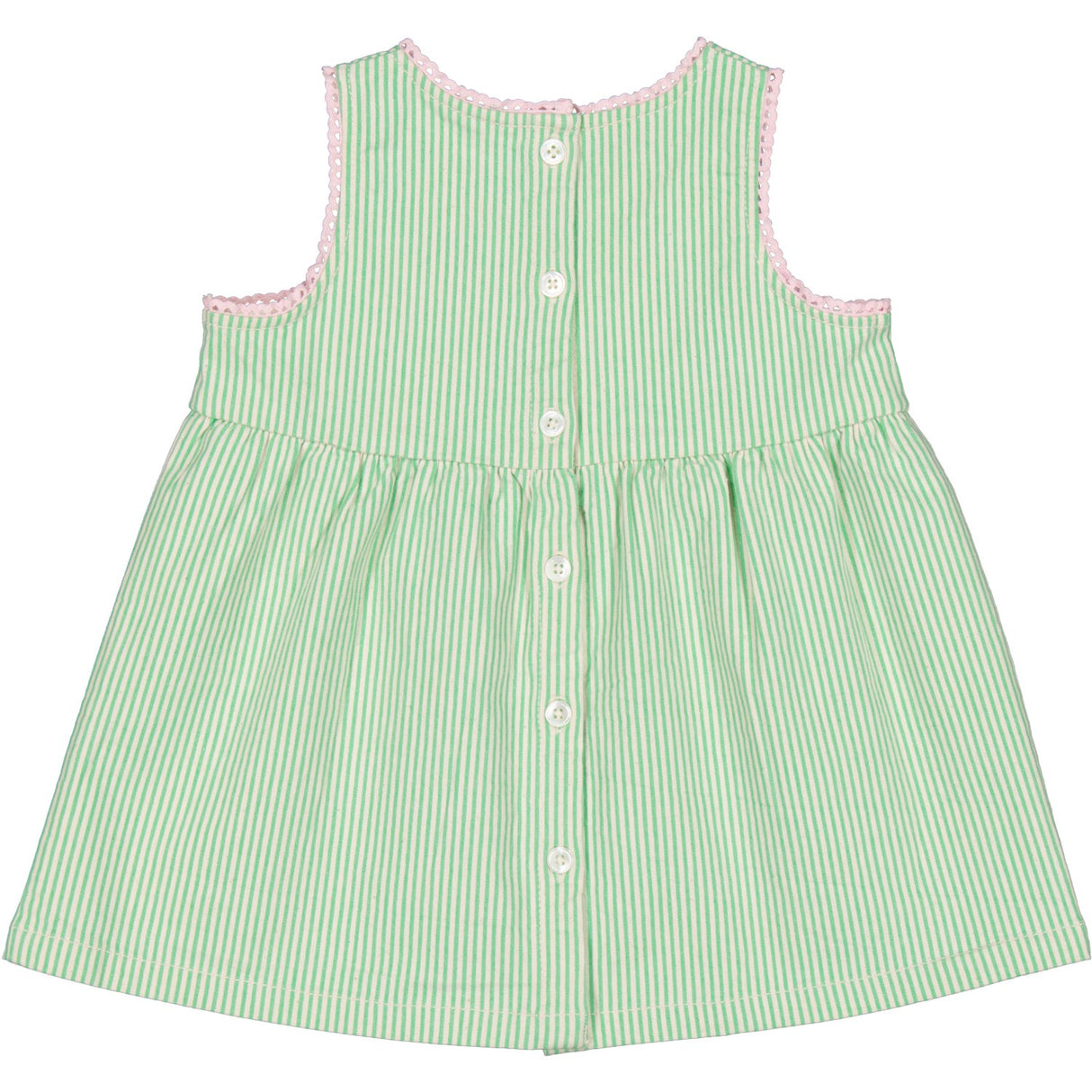 MarMar Soft Denim Cale Green Stripe Daely Dress