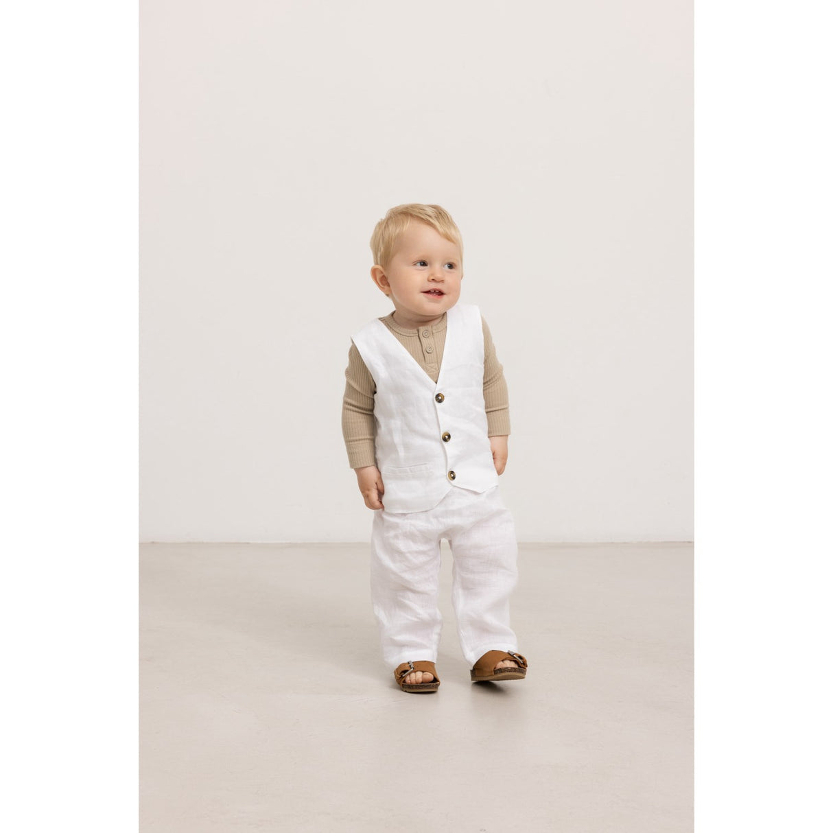 MarMar Linen White Panu L Pants